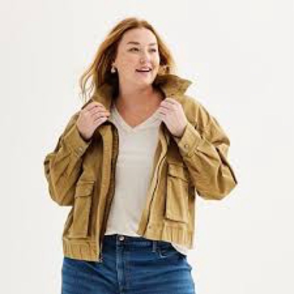 Sonoma Women's Mustard Utility Jacket